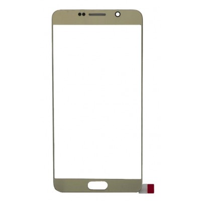 Replacement Front Glass For Samsung Galaxy Note 5 Gold By - Maxbhi Com