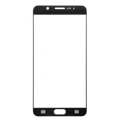 Replacement Front Glass For Samsung Galaxy Note 5 Silver By - Maxbhi Com