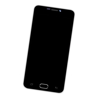 Lcd Frame Middle Chassis For Indus Aura Black By - Maxbhi Com