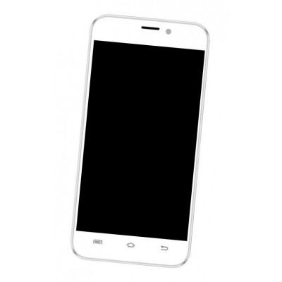 Lcd Frame Middle Chassis For Intex Aqua Q8 White By - Maxbhi Com