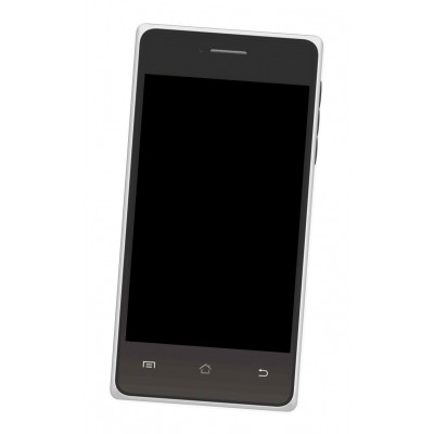 Lcd Frame Middle Chassis For Kestrel Km 401 White By - Maxbhi Com