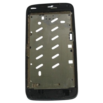 Lcd Frame Middle Chassis For Lenovo A390t Black By - Maxbhi Com