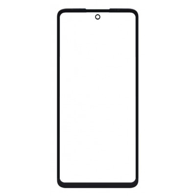 Replacement Front Glass For Motorola Moto G40 Fusion Black By - Maxbhi Com