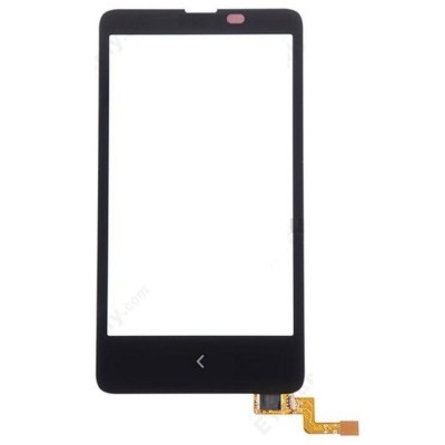 Touch Screen Digitizer For Nokia X Dual Sim Rm980 Black By - Maxbhi Com