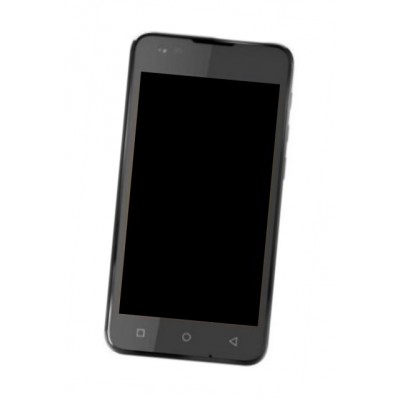 Lcd Frame Middle Chassis For Micromax Canvas Blaze 4g Q400 Black By - Maxbhi Com