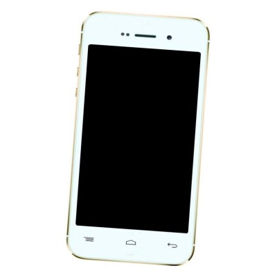 Lcd Frame Middle Chassis For Volks Smart S53 White By - Maxbhi Com