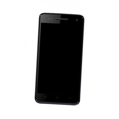 Lcd Frame Middle Chassis For Micromax Canvas 2 Colours Black By - Maxbhi Com