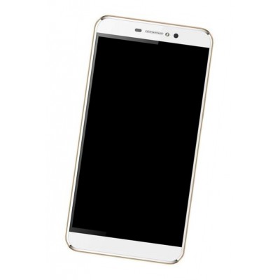 Lcd Frame Middle Chassis For Intex Aqua Prime 4g White By - Maxbhi Com