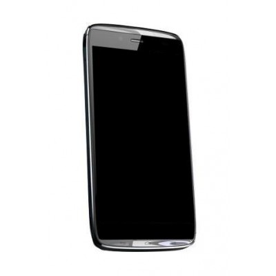 Lcd Frame Middle Chassis For Alcatel One Touch Idol Alpha 16gb Black By - Maxbhi Com