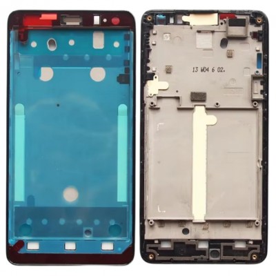 Lcd Frame Middle Chassis For Huawei Ascend G600 Black By - Maxbhi Com