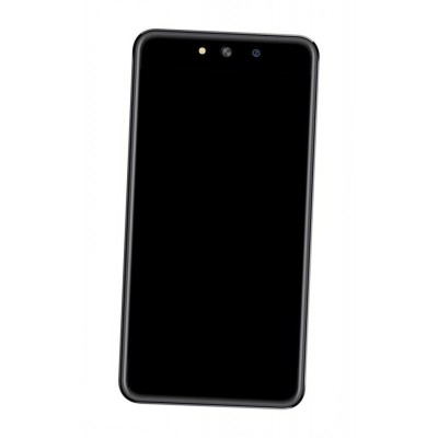 Lcd Frame Middle Chassis For Blu Grand Xl Black By - Maxbhi Com