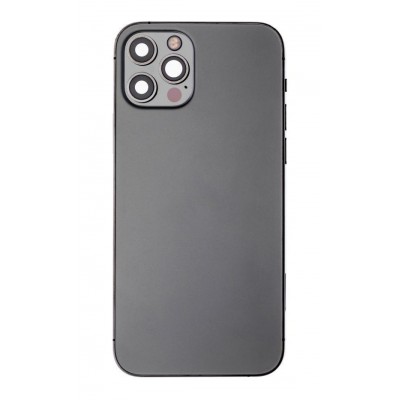 Full Body Housing For Apple Iphone 12 Pro Black - Maxbhi Com