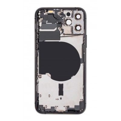 Full Body Housing For Apple Iphone 12 Pro Black - Maxbhi Com