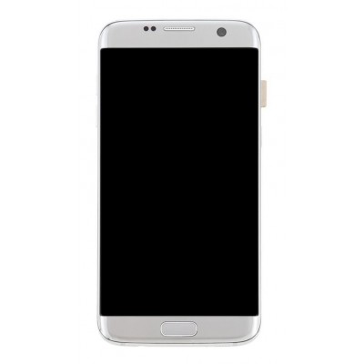 Lcd With Touch Screen For Samsung Galaxy S7 Edge Cdma White By - Maxbhi Com