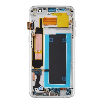 Lcd With Touch Screen For Samsung Galaxy S7 Edge Cdma White By - Maxbhi Com