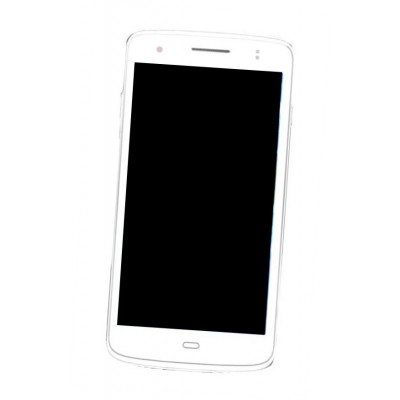 Lcd Frame Middle Chassis For Intex Aqua I6 White By - Maxbhi Com