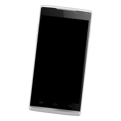 Lcd Frame Middle Chassis For Intex Aqua Hd White By - Maxbhi Com