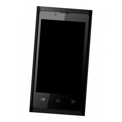 Lcd Frame Middle Chassis For Bq E1 Black By - Maxbhi Com
