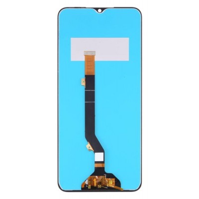 Lcd With Touch Screen For Infinix Hot 11 Black By - Maxbhi Com