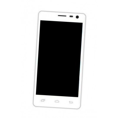 Lcd Frame Middle Chassis For Intex Aqua Style X White By - Maxbhi Com