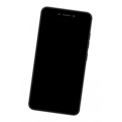 Lcd Frame Middle Chassis For Intex Aqua Zenith Black By - Maxbhi Com