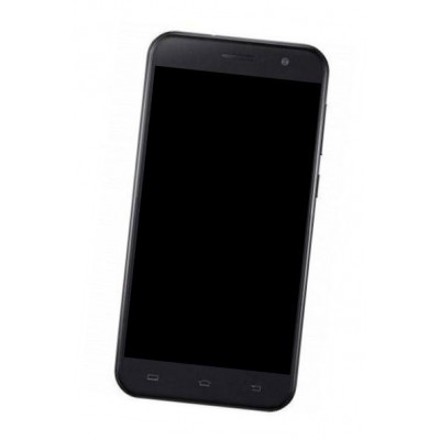 Lcd Frame Middle Chassis For Philips Xenium X596 Black By - Maxbhi Com