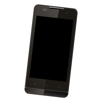 Lcd Frame Middle Chassis For Lava Iris 400q Black By - Maxbhi Com