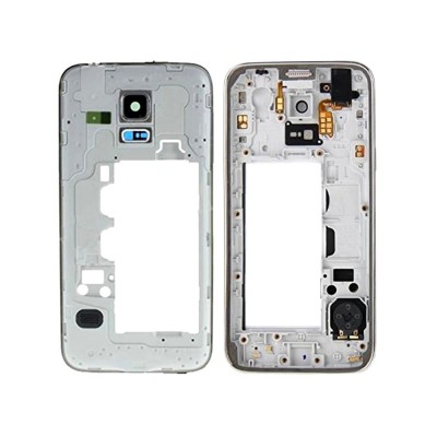 Lcd Frame Middle Chassis For Samsung Galaxy S5 Mini Duos Gold By - Maxbhi Com
