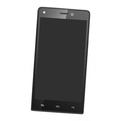 Lcd Frame Middle Chassis For Xolo Opus 3 Black By - Maxbhi Com