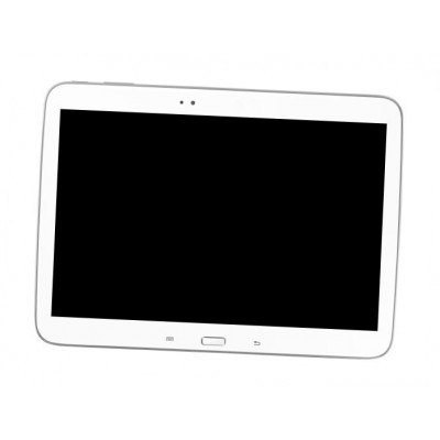 Lcd Frame Middle Chassis For Samsung Galaxy Tab 3 10 1 32gb White By - Maxbhi Com