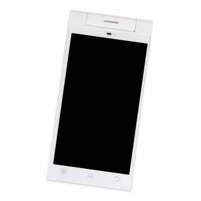 Lcd Frame Middle Chassis For Cubit Lush 2 White By - Maxbhi Com