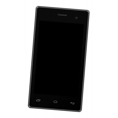 Lcd Frame Middle Chassis For Rage Rapidx White By - Maxbhi Com