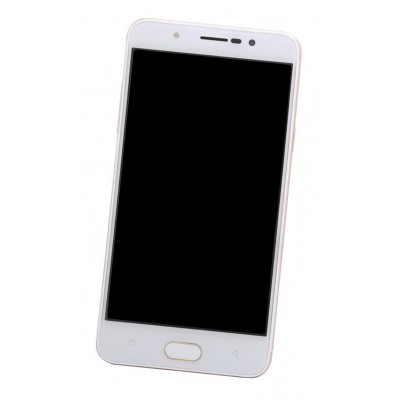 Lcd Frame Middle Chassis For Kara Mega 2 White By - Maxbhi Com