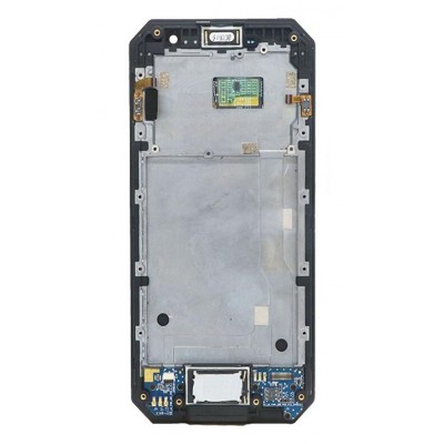 Lcd Frame Middle Chassis For Nomu S30 Black By - Maxbhi Com
