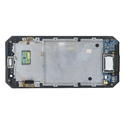 Lcd Frame Middle Chassis For Nomu S30 Black By - Maxbhi Com