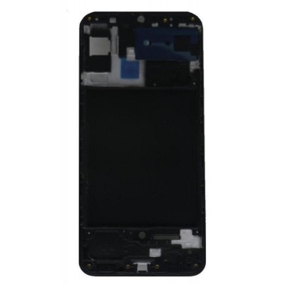 Lcd Frame Middle Chassis For Samsung Galaxy A30s Black By - Maxbhi Com