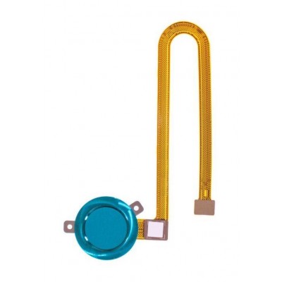 Fingerprint Sensor Flex Cable For Motorola Moto G8 Power Lite Cyan By - Maxbhi Com