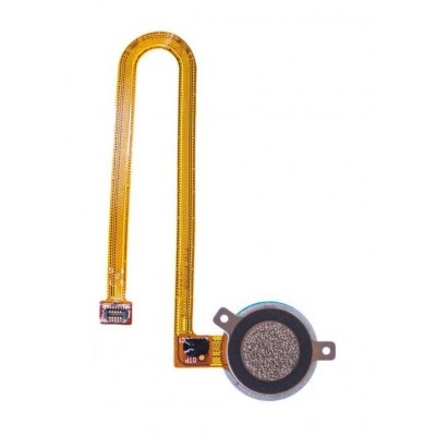 Fingerprint Sensor Flex Cable For Motorola Moto G8 Power Lite White By - Maxbhi Com