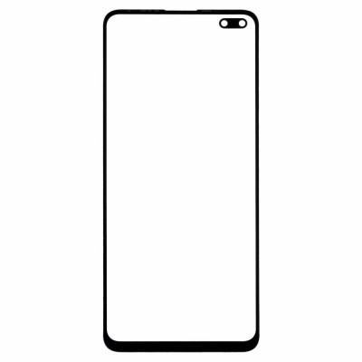 Replacement Front Glass For Infinix Zero 8 Black By - Maxbhi Com