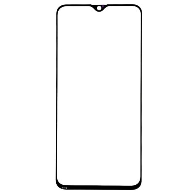 Replacement Front Glass For Oppo R17 Pro Black By - Maxbhi Com