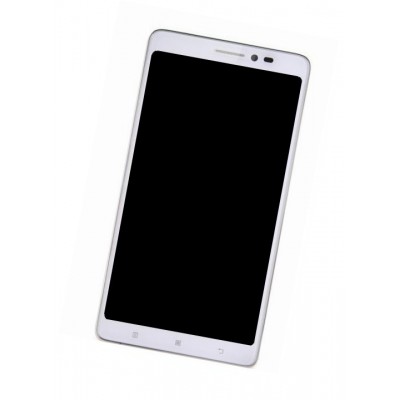 Lcd Frame Middle Chassis For Lenovo A936 White By - Maxbhi Com