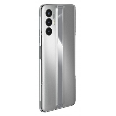 Back Panel Cover For Tecno Pova 3 Silver - Maxbhi Com