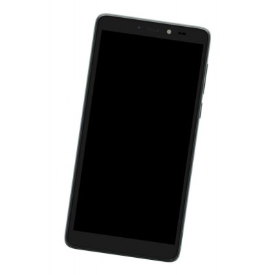 Lcd Frame Middle Chassis For Nokia C2 2nd Edition Black By - Maxbhi Com