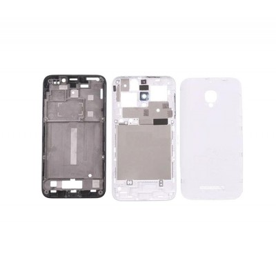 Full Body Housing For Alcatel One Touch Fierce Silver - Maxbhi Com