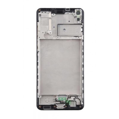 Lcd Frame Middle Chassis For Samsung Galaxy A21s Black By - Maxbhi Com