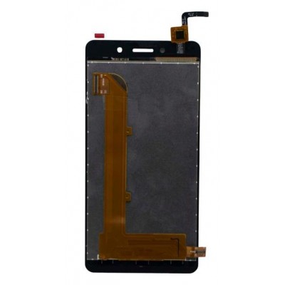 Lcd With Touch Screen For Spice F302 Grey By - Maxbhi Com