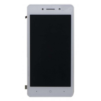 Lcd With Touch Screen For Spice F302 Silver By - Maxbhi Com