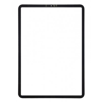 Replacement Front Glass For Apple Ipad Pro 11 2020 Black By - Maxbhi Com
