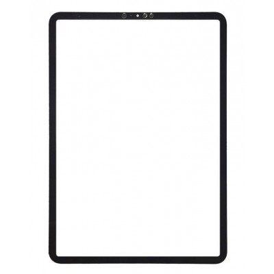 Replacement Front Glass For Apple Ipad Pro 11 2020 Black By - Maxbhi Com
