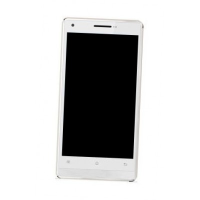 Lcd Frame Middle Chassis For Hsl Y501 Plus White By - Maxbhi Com